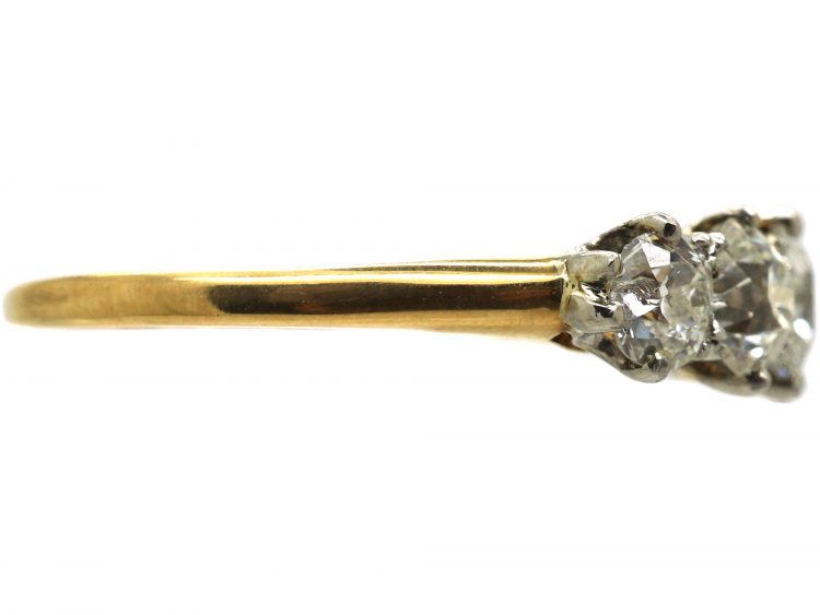Edwardian 18ct Gold & Diamond Five Stone Ring