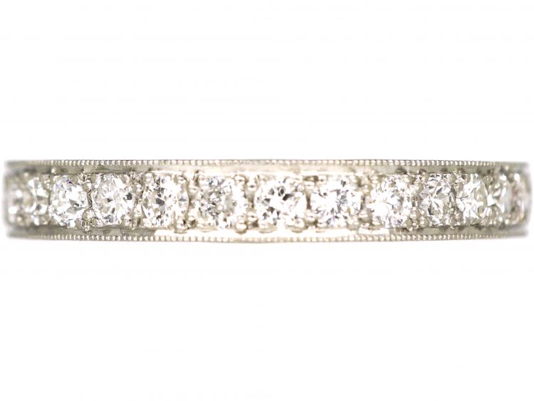 Early 20th Century Platinum & Diamond Eternity Ring