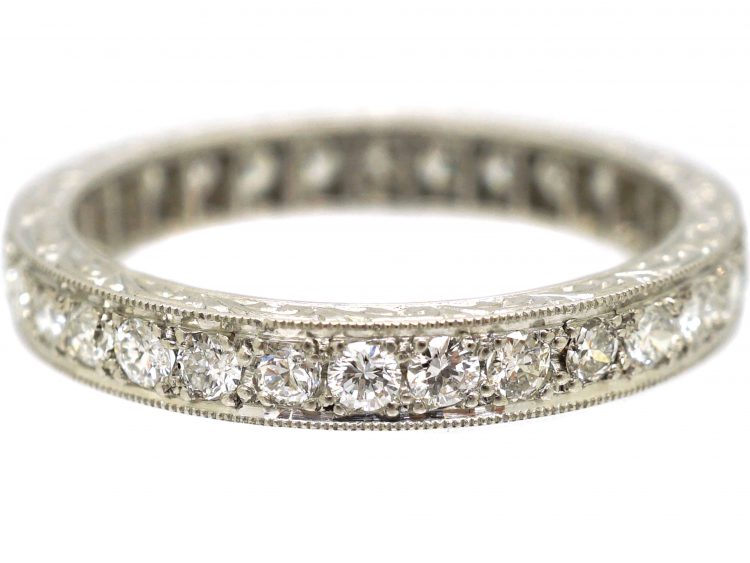 Early 20th Century Platinum & Diamond Eternity Ring