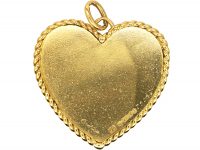 18ct Gold Heart Pendant by Cartier