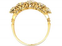 Edwardian 18ct Gold, Five Stone Diamond Ring