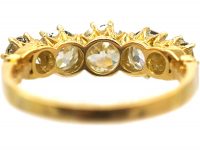 Edwardian 18ct Gold, Five Stone Diamond Ring