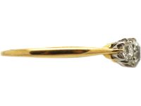 Edwardian 18ct Gold & Platinum, Three Stone Diamond Ring