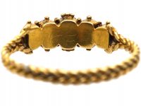 Regency 15ct Gold, Five Stone Emerald Ring