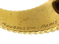 Retro 18ct Gold & Platinum, Diamond Ring by Mauboussin, Paris