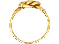 Edwardian 18ct Gold Lover's Knot Ring