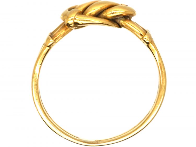 Edwardian 18ct Gold Lover's Knot Ring