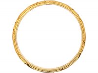 18ct Gold Wedding Ring with Hearts Motif