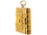 Victorian 18ct Gold Book Locket