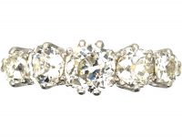 Edwardian 18ct Gold & Platinum, Five Stone Diamond Ring