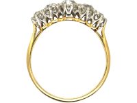 Edwardian 18ct Gold & Platinum, Five Stone Diamond Ring