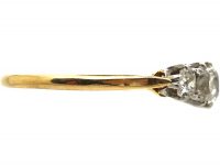 Edwardian 18ct Gold & Platinum, Five Stone Diamond Ring
