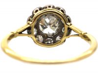 Edwardian 18ct Gold & Platinum, Diamond Daisy Cluster Ring