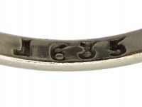 Early 20th Century Platinum, Emerald & Diamond Ring