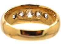 Victorian 18ct Gold, Five Stone Diamond Ring