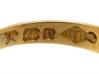 Victorian 18ct Gold, Three Stone Ruby & Diamond Ring