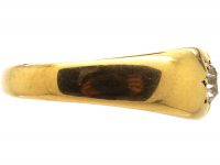 Victorian 18ct Gold Gypsy Ring set with a Diamond