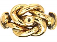 Edwardian 18ct Gold Lover's Knot Ring