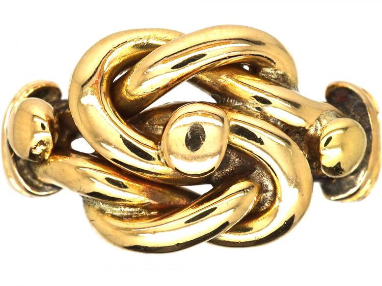 Edwardian 18ct Gold Lover's Knot Ring