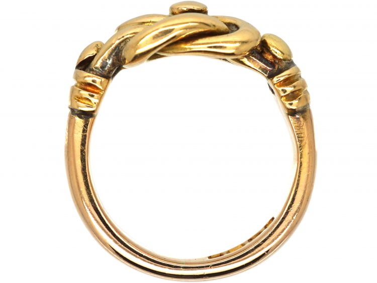 Edwardian 18ct Gold Lover's Knot Ring