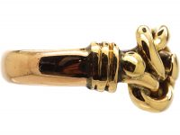 Edwardian 18ct Gold Lover's Knot Ring