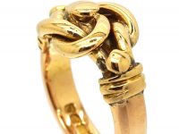 Edwardian 18ct Gold Lover's Knot Ring
