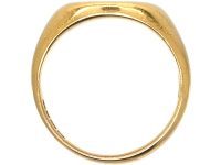 Edwardian 18ct Gold Signet Ring with an Intaglio of a Lion Rampant