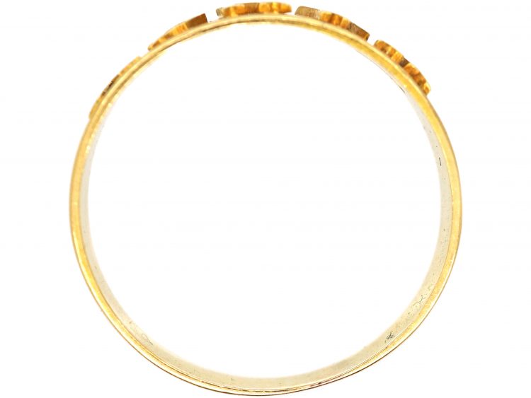 Victorian 18ct Gold Ring with the Name Nancy