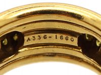 French 18ct Gold Two Part Ring by Boucheron set with White & Yellow Diamonds