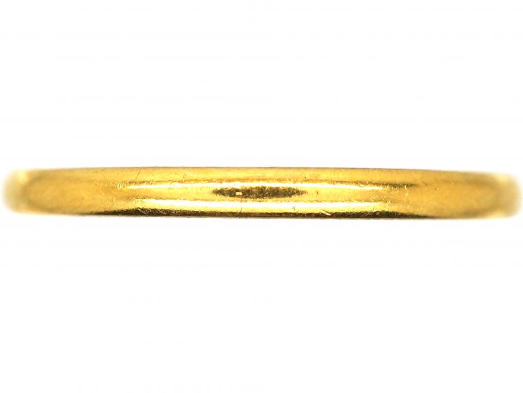 22ct Wedding Ring Assayed in 1950
