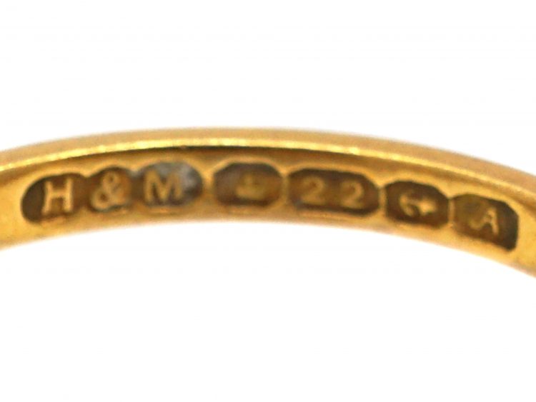 22ct Wedding Ring Assayed in 1950
