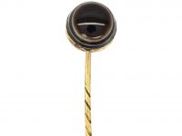 Victorian Banded Onyx Tie Pin
