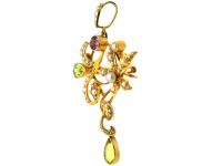 Edwardian 15ct Gold Suffragette Pendant