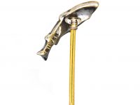 Edwardian Silver & Enamel Tie Pin of a Salmon
