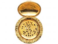 Georgian 15ct Gold Vinaigrette & Locket