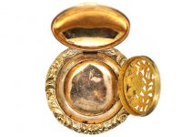 Georgian 15ct Gold Vinaigrette & Locket