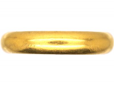 Early 18th Century 18ct Gold Posy Ring with Inscription Inside