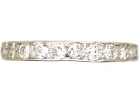 Early 20th Century Platinum & Diamond Eternity Ring