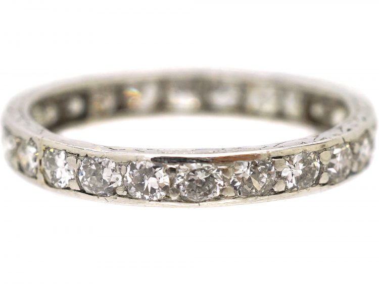 Early 20th Century Platinum & Diamond Eternity Ring