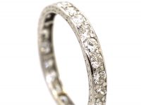 Early 20th Century Platinum & Diamond Eternity Ring