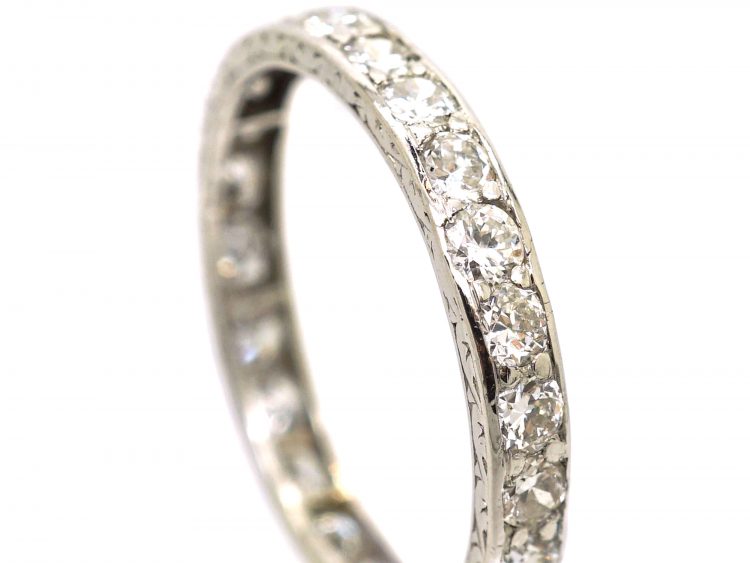 Early 20th Century Platinum & Diamond Eternity Ring