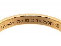 Cartier 18ct Gold, Diamond Eternity Ring in Original Case