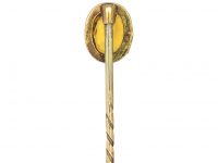 Victorian 9ct Gold Tie Pin set with a Citrine