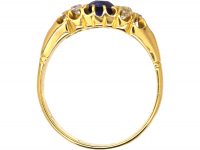 Victorian 18ct Gold, Sapphire & Diamond Ring