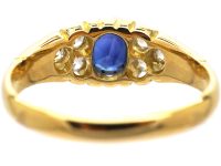 Victorian 18ct Gold, Sapphire & Diamond Ring