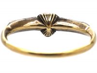 Mid 18th Century Rose Diamond Ring with Heart Shaped Rose Diamond in the Centre