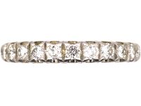 Early 20th Century Platinum, Diamond Eternity Ring
