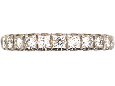 Early 20th Century Platinum, Diamond Eternity Ring