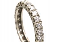 Early 20th Century Platinum, Diamond Eternity Ring