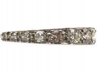 Early 20th Century Platinum, Graduated Diamond Eternity Ring